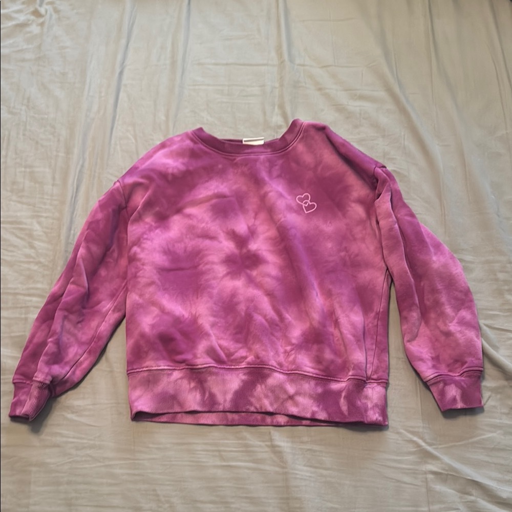 Gap Kids Purple Tie Dye Sweatshirt - S 6-7